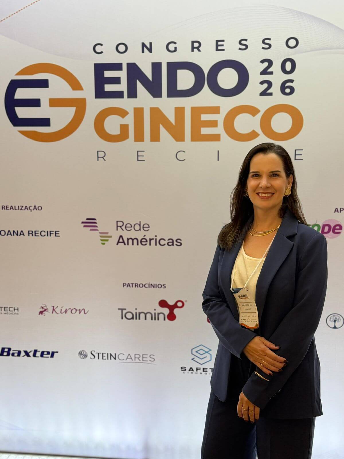 Dra. Sara Arcanjo participa do EndoGineco Recife com palestra sobre inovações na ginecologia minimamente invasiva